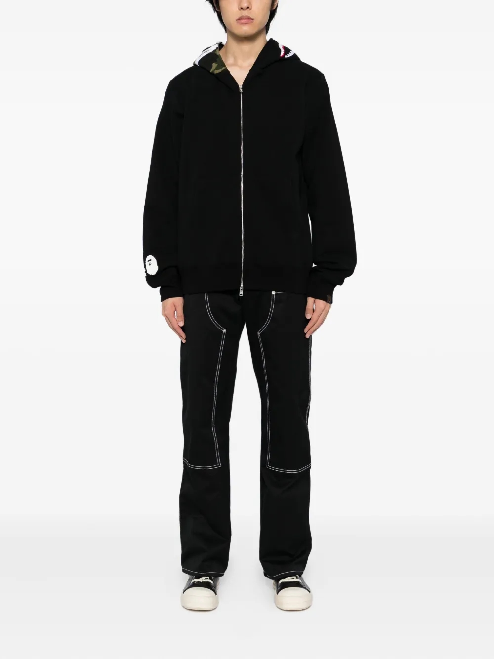 Mastermind Japan x Bape panel hoodie