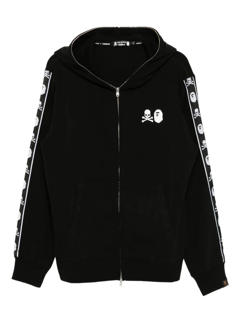 BAPE x Mastermind logo print hoodie on hanger